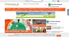 Desktop Screenshot of gospodarz.pl